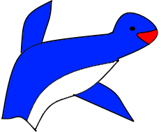 イルカの絵